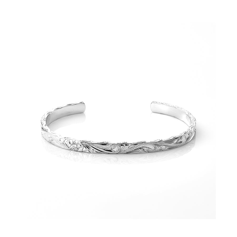 【受注製作】オープンバングル フラット4mm(シルバー925)