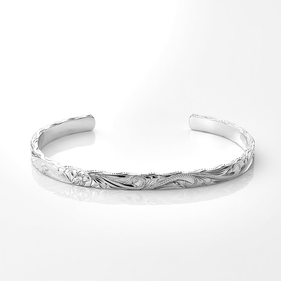 【受注製作】オープンバングル フラット4mm(シルバー925)