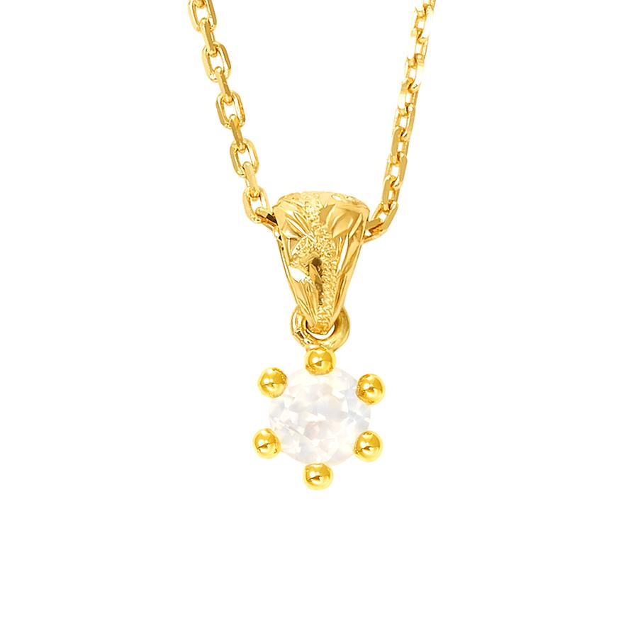 【新発売】 – (18KYG) 受注制作】ムーンストーンチャーム MAILE BOUTIQUE ONLINE アクセサリー